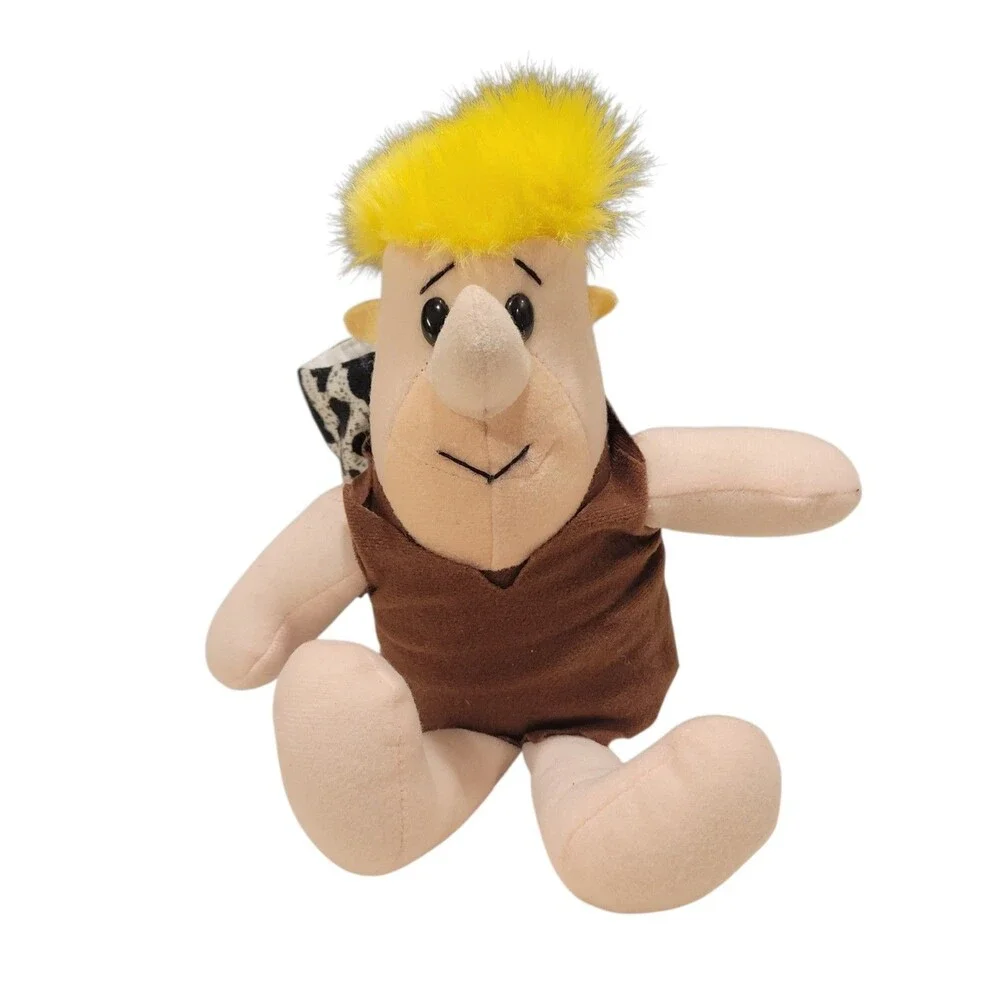 Vintage Hanna Barbera Barney Rubble Plush Made In Korea The Flintstones EUC